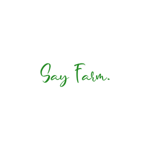 say farm quote SVG PNG design with bold lettering