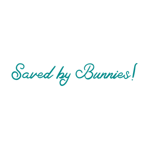 saved by bunnies quote SVG PNG design
