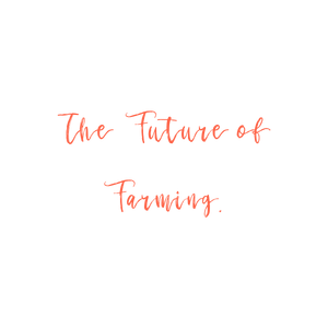 the future of farming quote SVG PNG design with hand-drawn style