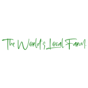 the world's local farm quote SVG PNG design with hand-drawn style, bold lettering
