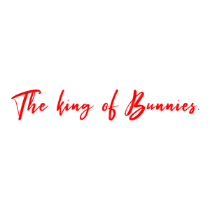 the king of bunnies quote SVG PNG design with bold lettering