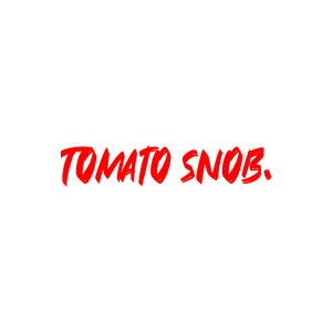 tomato snob quote SVG PNG design with bold lettering