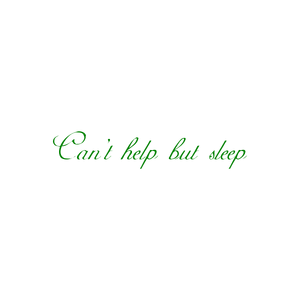 can't help but sleep quote SVG PNG design