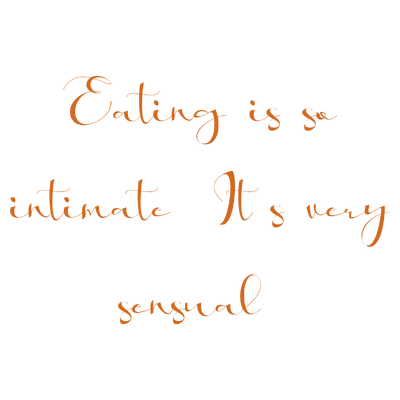 eating is so intimate it's very sensual quote SVG PNG design