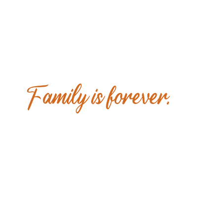 family is forever quote SVG PNG design