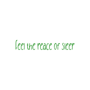 feel the peace of sleep quote SVG PNG design with hand-drawn style