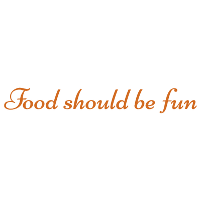 food should be fun quote SVG PNG design