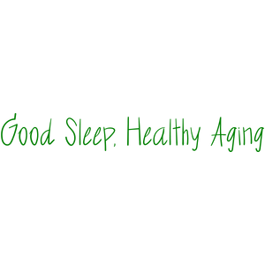 good sleep healthy aging quote SVG PNG design with an uplifting message