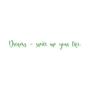 dreams spice up your life quote SVG PNG design with an uplifting message