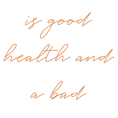 happiness is good health and a bad memory quote SVG PNG design with an uplifting message