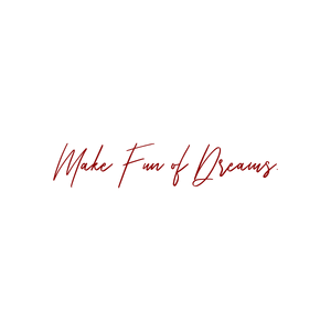 make fun of dreams quote SVG PNG design with bold lettering