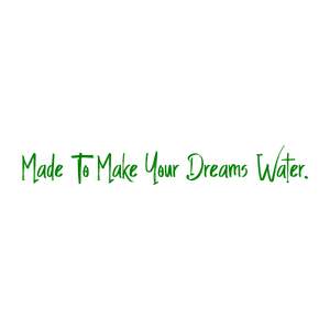made to make your dreams water quote SVG PNG design with bold lettering, an uplifting message
