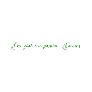 one goal passion dreams quote SVG PNG design with an uplifting message