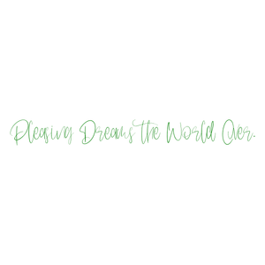 pleasing dreams the world over quote SVG PNG design with bold lettering, an uplifting message