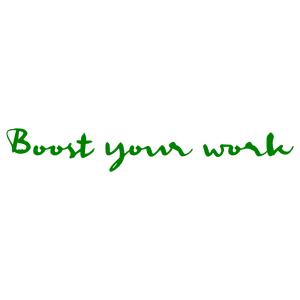boost your work quote SVG PNG design with bold lettering