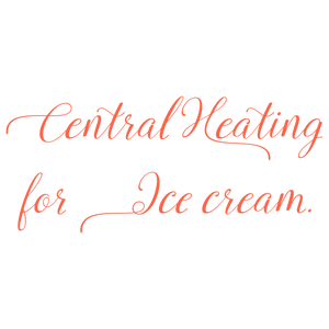 central heating for ice cream quote SVG PNG design