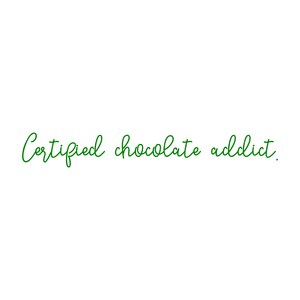 certified chocolate addict quote SVG PNG design with bold lettering