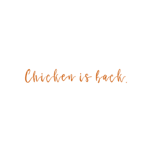 chicken is back quote SVG PNG design