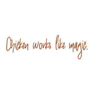 chicken works like magic quote SVG PNG design