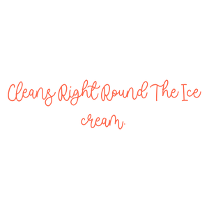 cleans right round the ice cream quote SVG PNG design