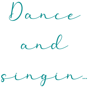 dance and singing quote SVG PNG design