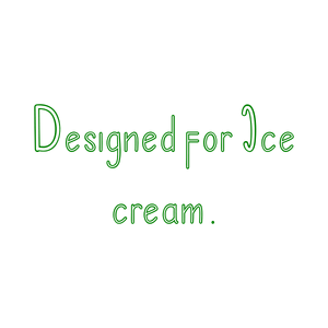 designed for ice cream quote SVG PNG design