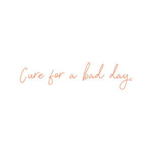 cure for a bad day quote SVG PNG design with an uplifting message
