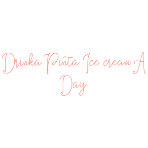 drinka pinta ice cream a day quote SVG PNG design