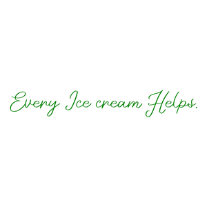 every ice cream helps quote SVG PNG design with hand-drawn style, an uplifting message