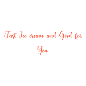 fast ice cream and good for you quote SVG PNG design