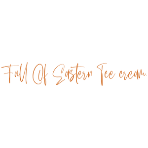 full of eastern ice cream quote SVG PNG design