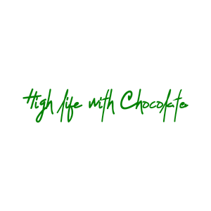 high life with chocolate quote SVG PNG design with bold lettering