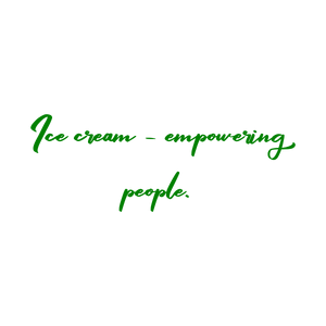 ice cream empowering people quote SVG PNG design with an uplifting message