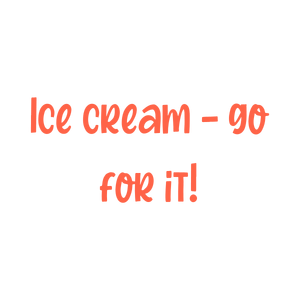 ice cream go for it quote SVG PNG design with bold lettering