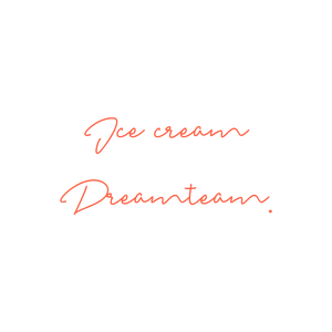 ice cream dreamteam quote SVG PNG design