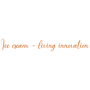 ice cream living innovation quote SVG PNG design with bold lettering, an uplifting message