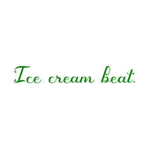 ice cream beat quote SVG PNG design