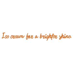 ice cream for a brighter shine quote SVG PNG design