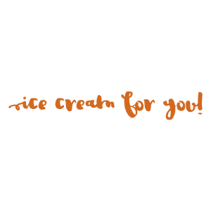 ice cream for you quote SVG PNG design with hand-drawn style