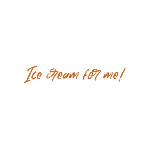 ice cream for me quote SVG PNG design