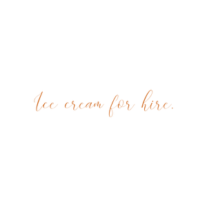 ice cream for hire quote SVG PNG design with bold lettering