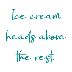 ice cream heads above the rest quote SVG PNG design