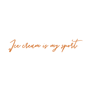 ice cream is my sport quote SVG PNG design