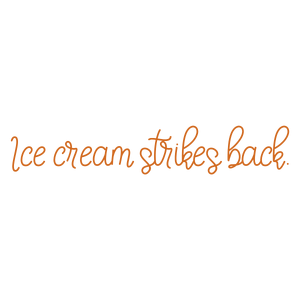ice cream strikes back quote SVG PNG design