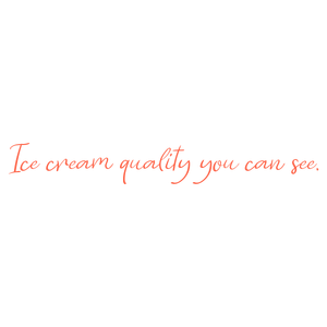 ice cream quality you can see quote SVG PNG design with bold lettering