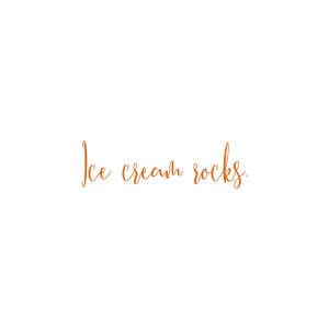 ice cream rocks quote SVG PNG design