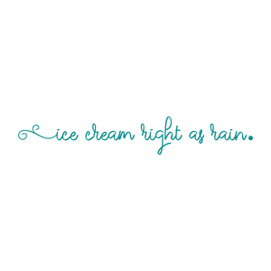 ice cream right as rain quote SVG PNG design