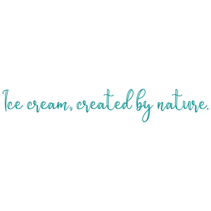 ice cream created by nature quote SVG PNG design