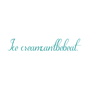 ice cream can't be beat quote SVG PNG design
