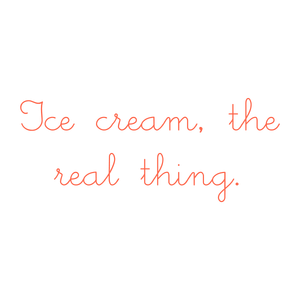 ice cream the real thing quote SVG PNG design